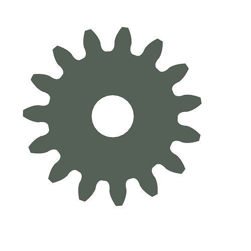 3DPrintable - Spur Gears pressure angle 20 degr - M1 3D model