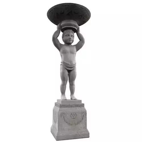 Classic boy statue
