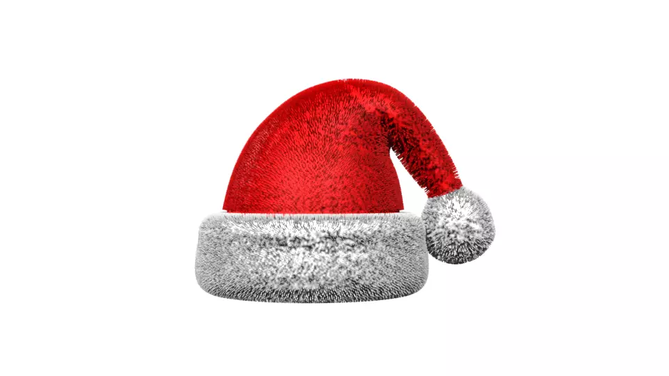 CHRISTMAS santa hat Free low-poly 3D model