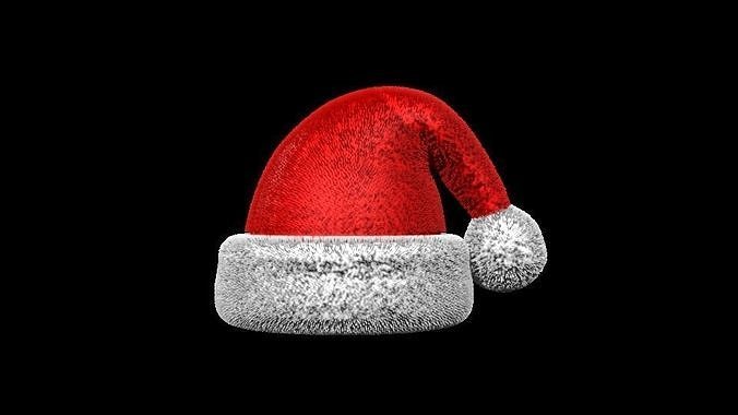 CHRISTMAS santa hat Free low-poly 3D model