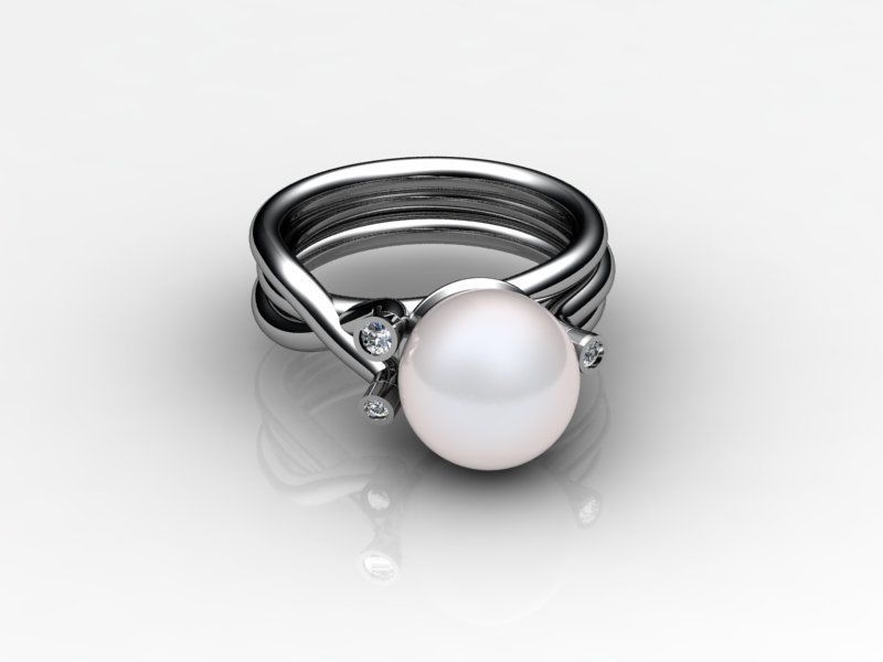 Ring Pandora ready for 3d print 3D print model_4