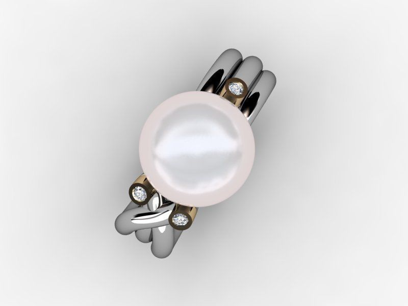 Ring Pandora ready for 3d print 3D print model_8