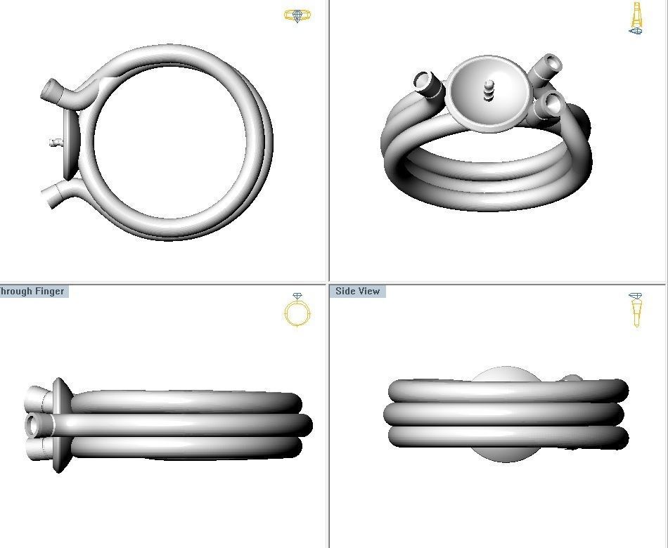 Ring Pandora ready for 3d print 3D print model_1