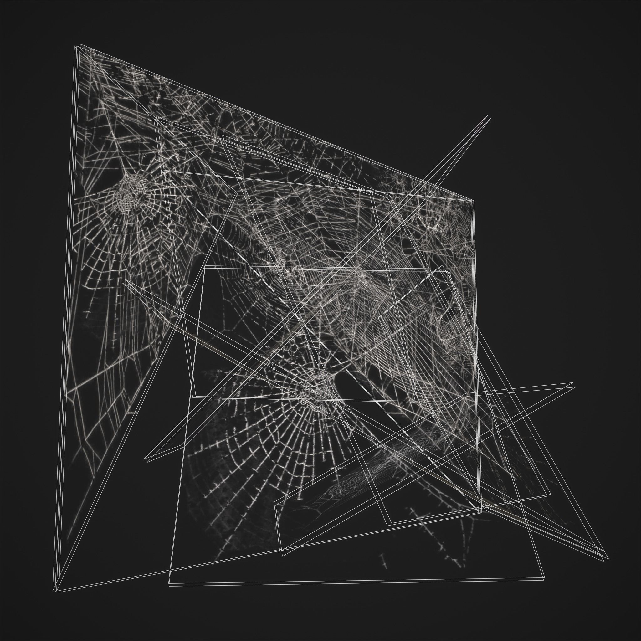 Spider Webs Low-poly 3D model_12