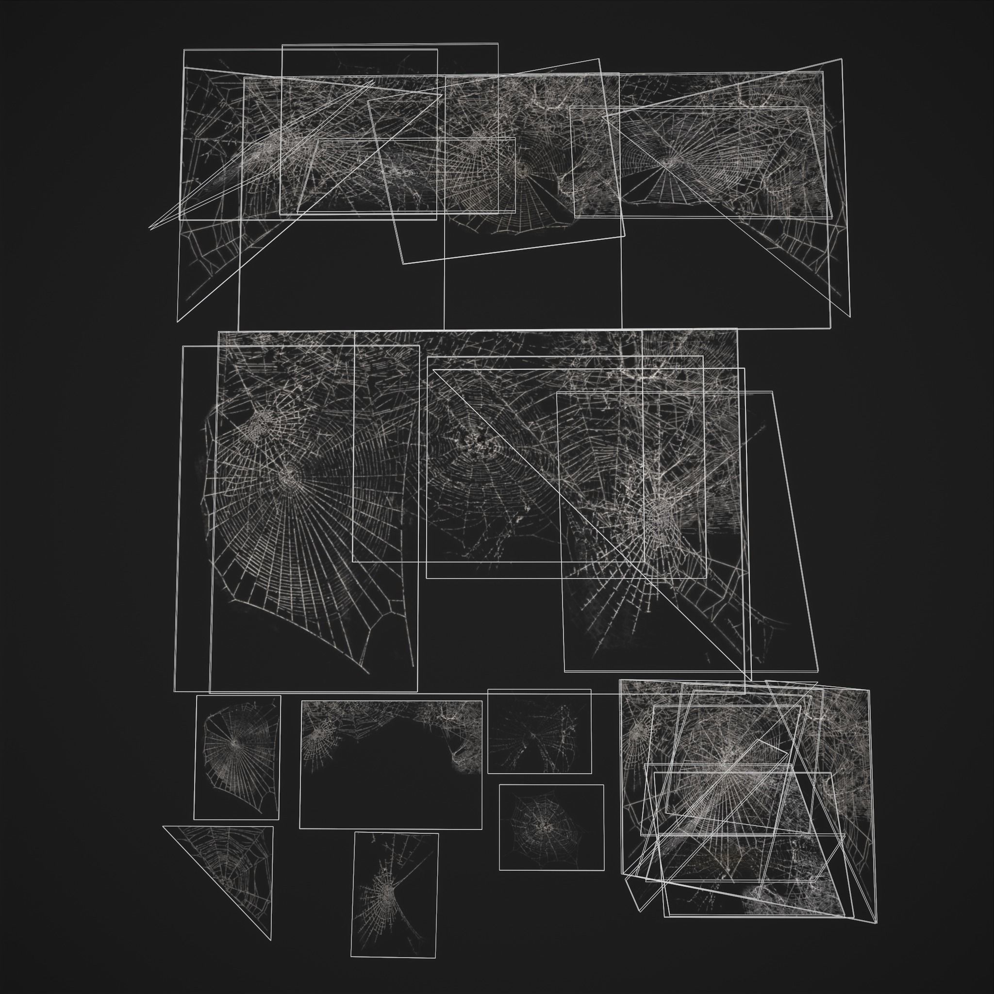 Spider Webs Low-poly 3D model_4