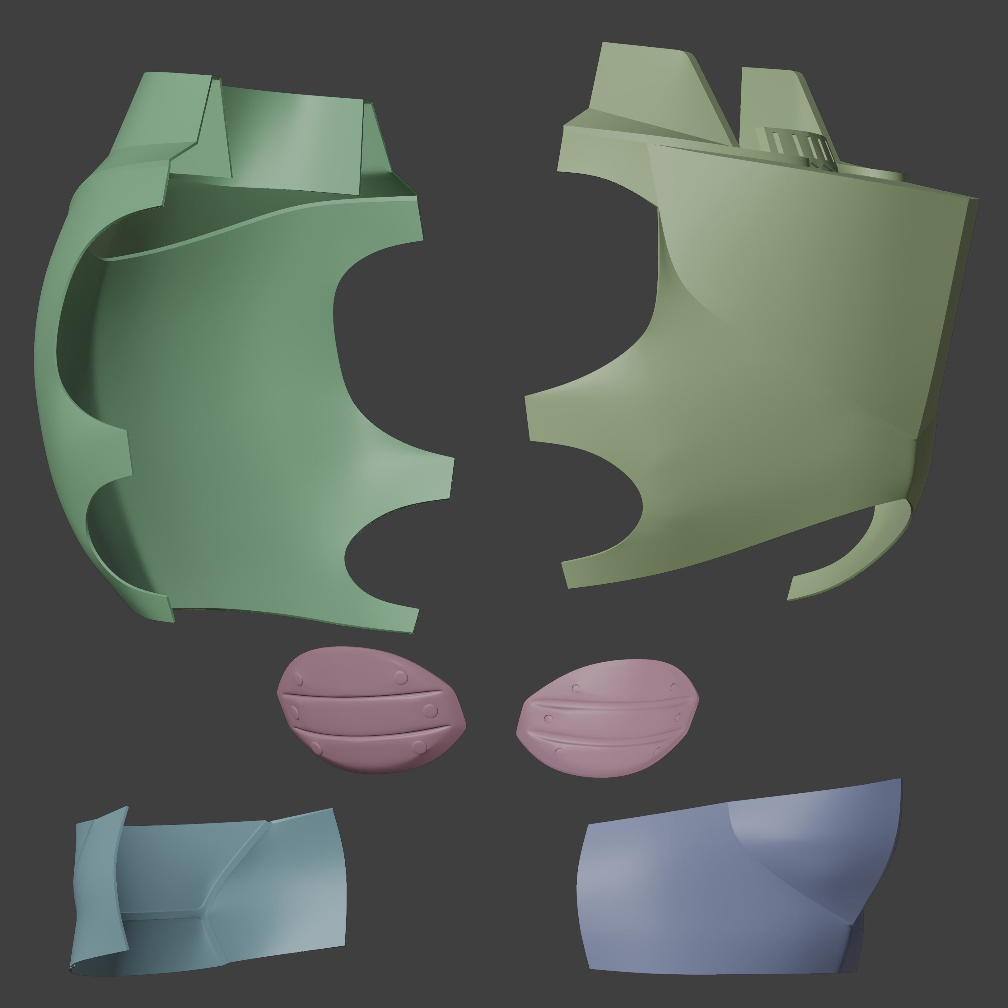 Alphonse Elric inspired Full Suit of Armor 3D print model_23