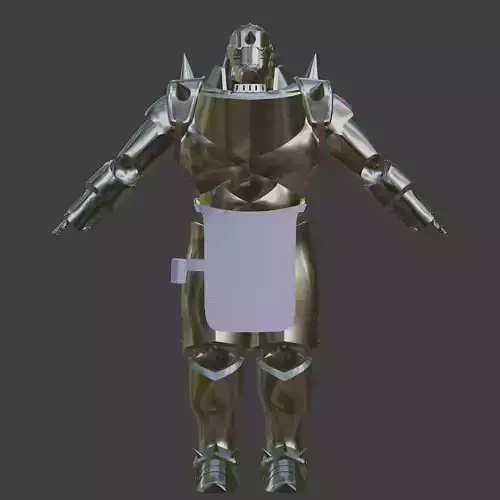 Alphonse Elric inspired Full Suit of Armor 3D print model