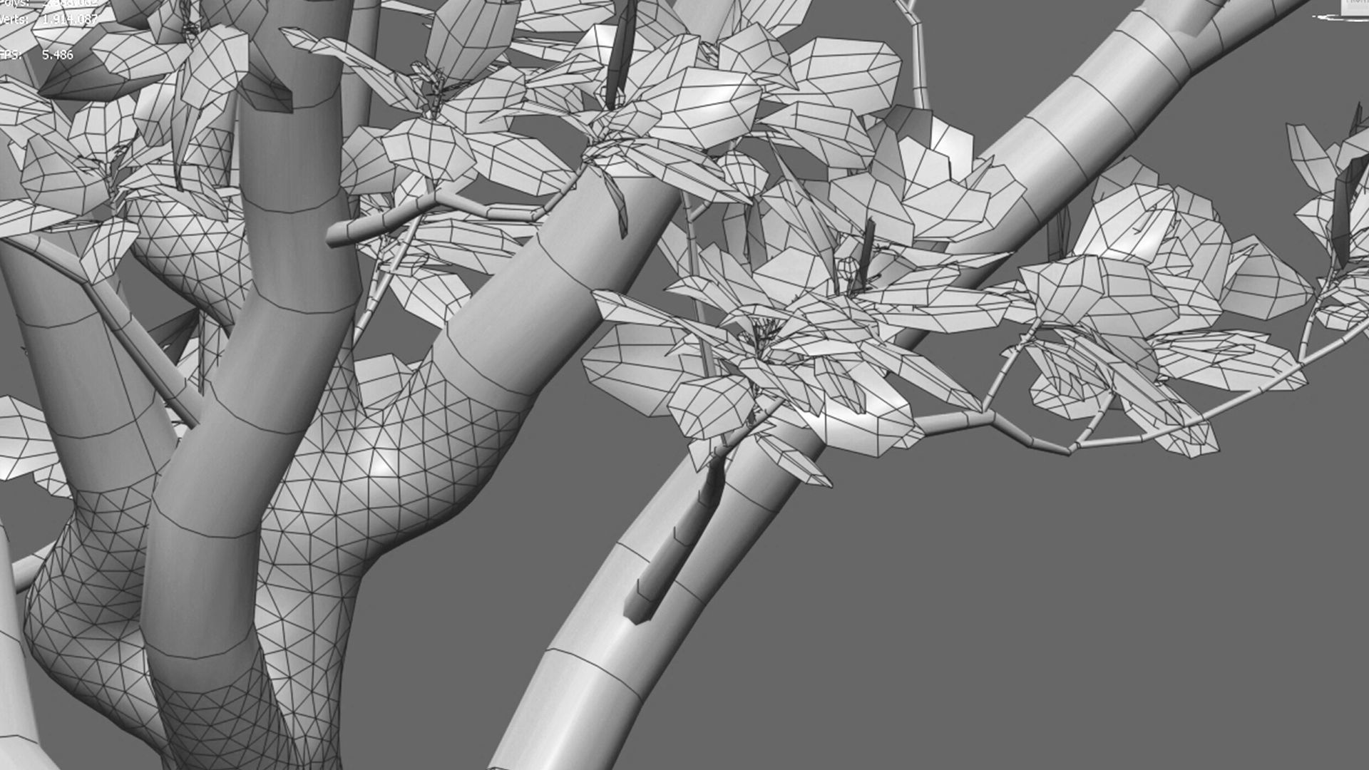 Chinese garden  3D model_19