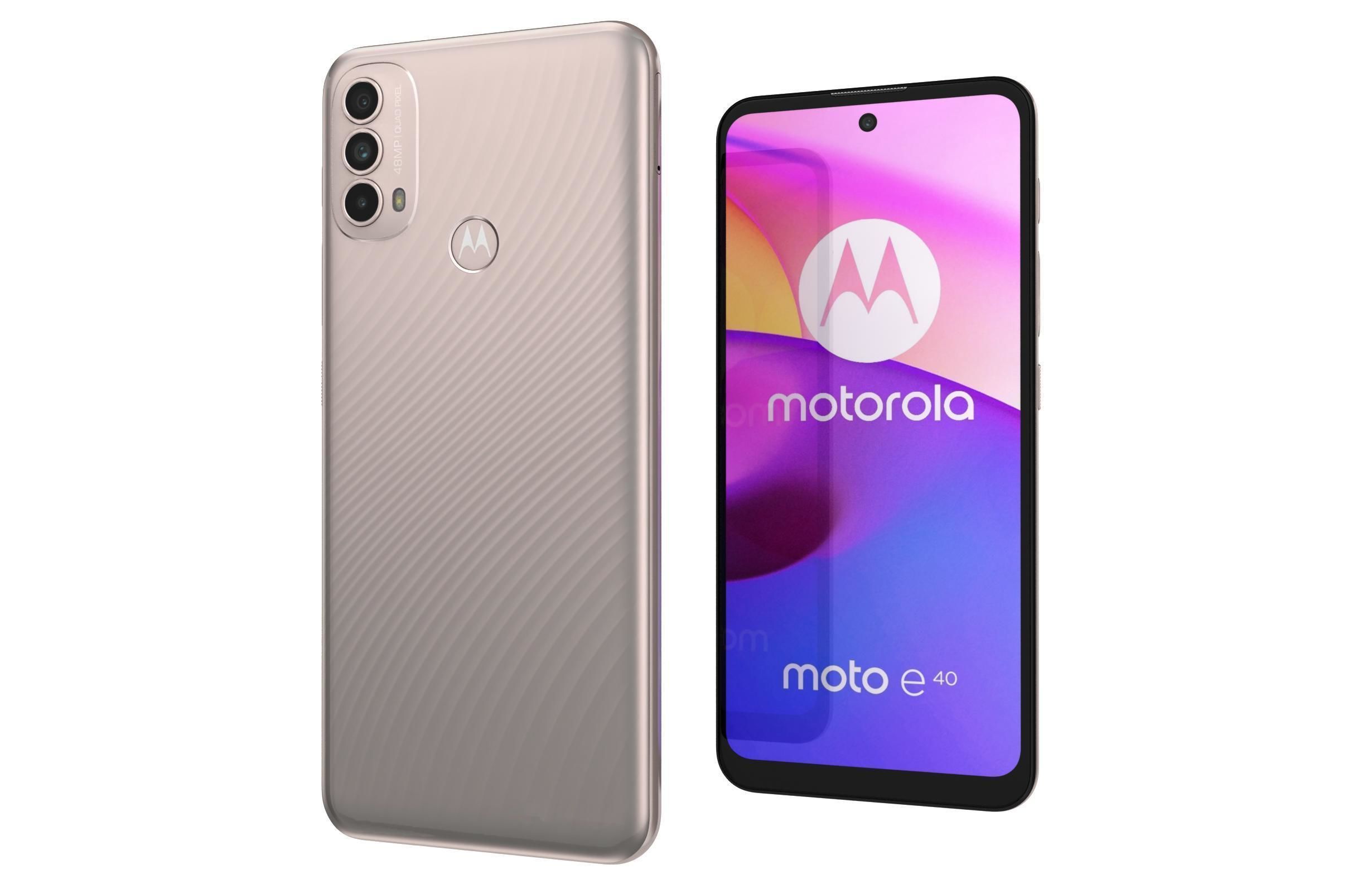 Motorola Moto E40 Gold 3D model_7