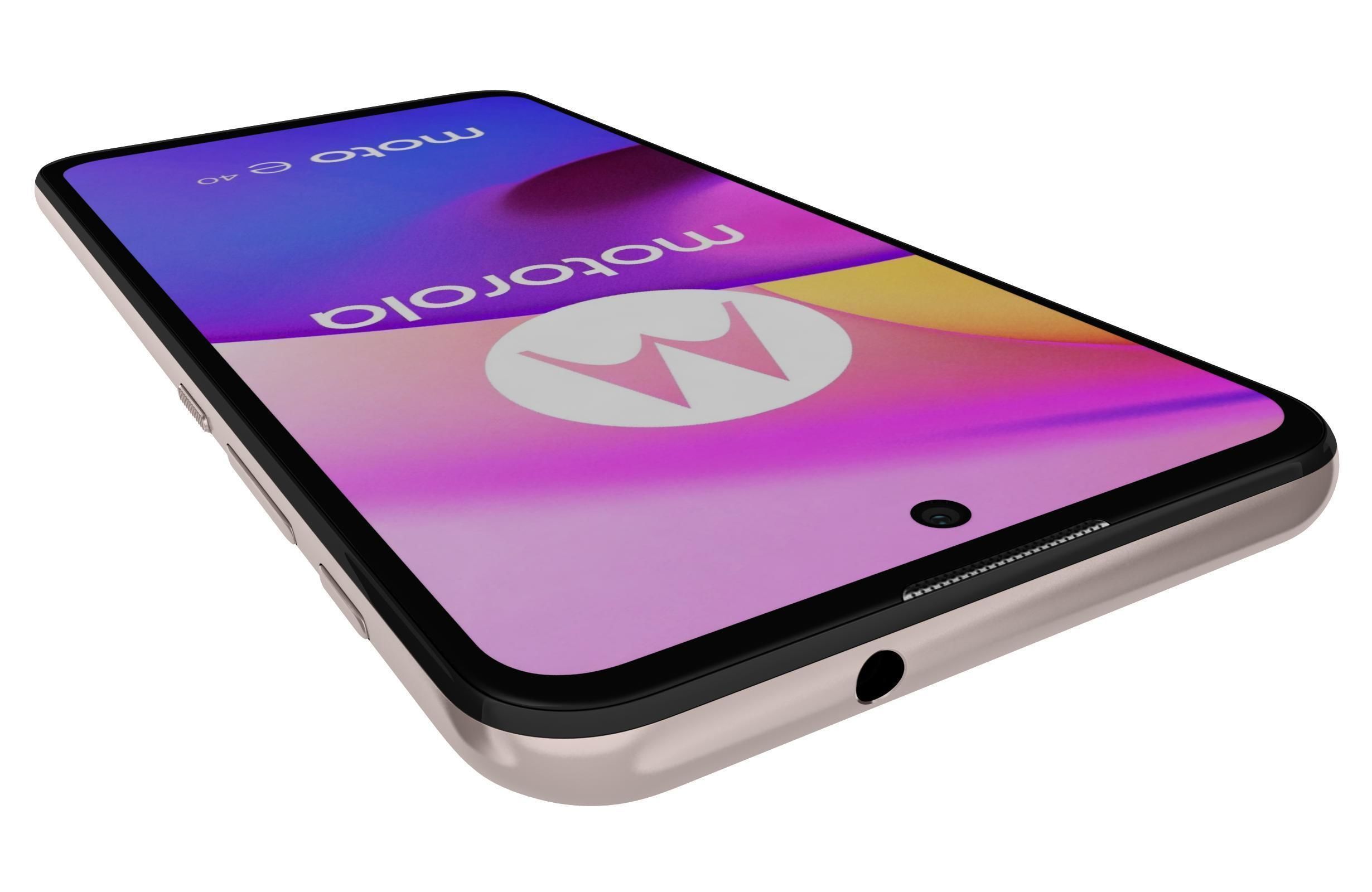Motorola Moto E40 Gold 3D model_13