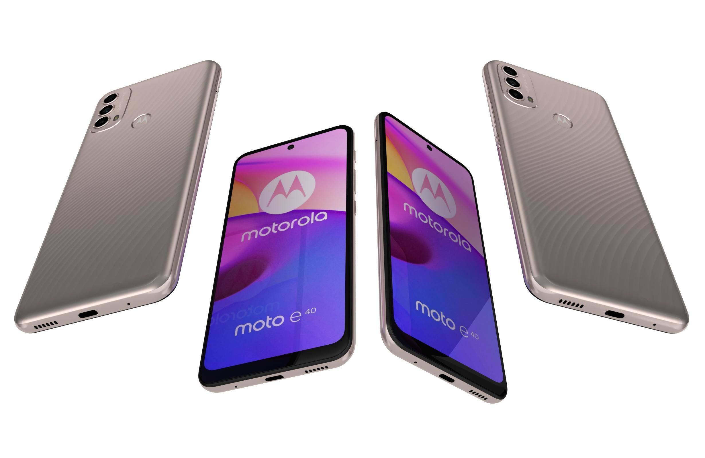 Motorola Moto E40 Gold 3D model_4