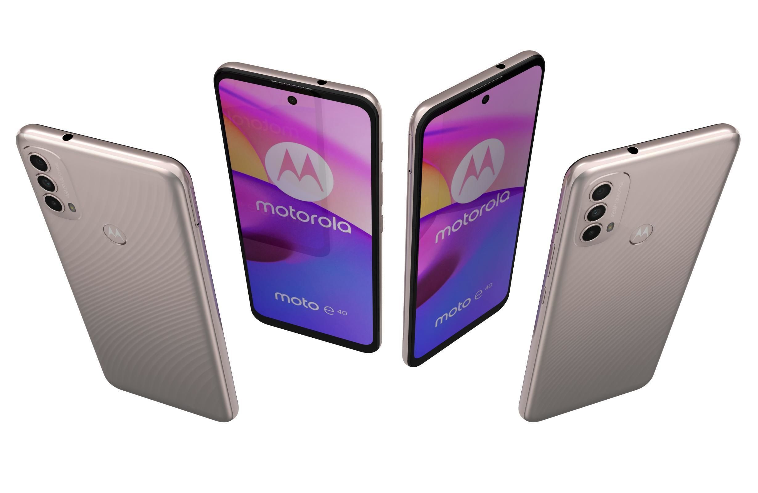 Motorola Moto E40 Gold 3D model_5