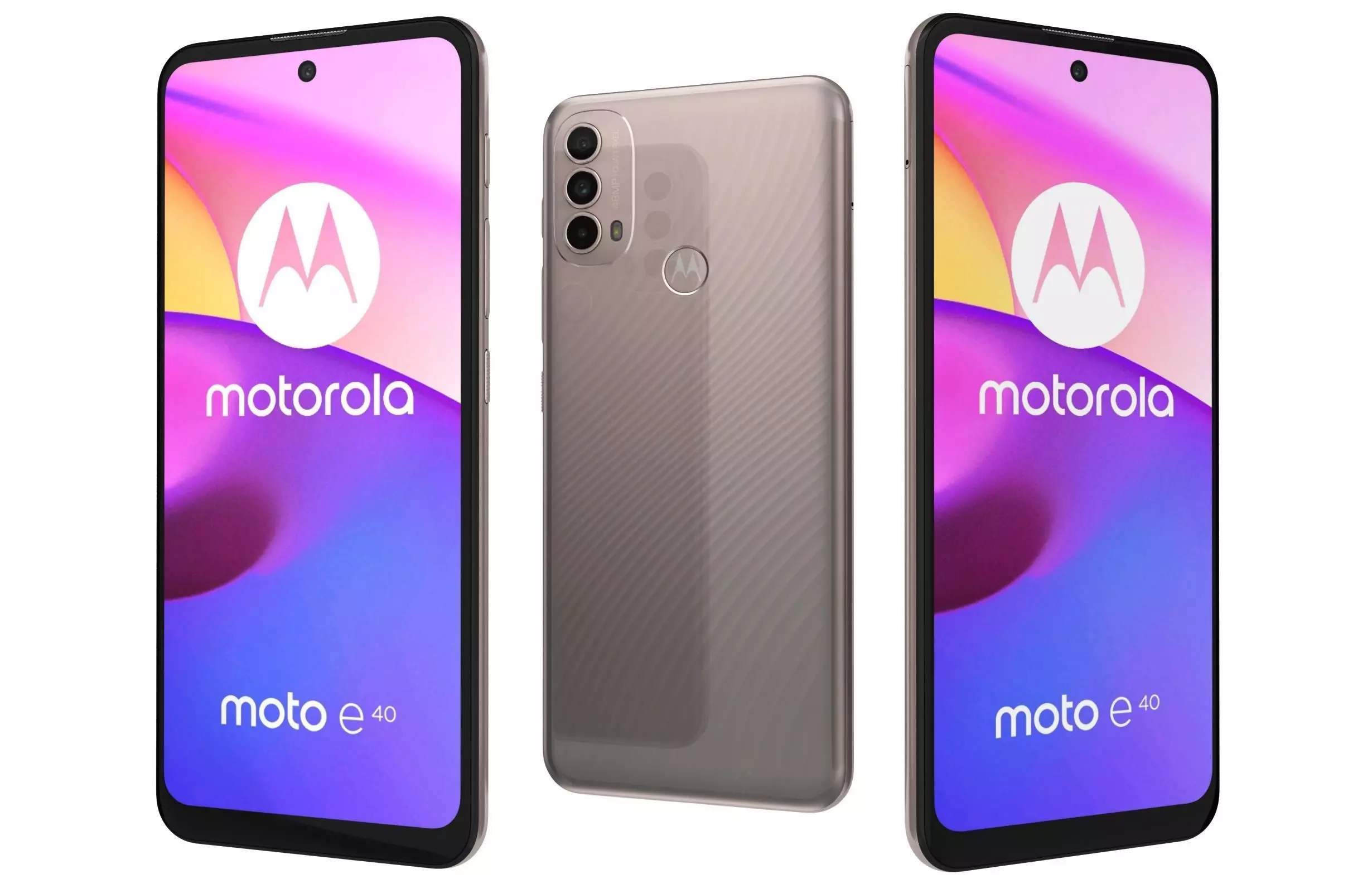 Motorola Moto E40 Gold 3D model_0