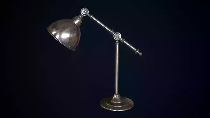 Metal table lamp loft style 