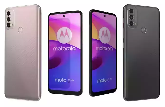 Motorola Moto E40 Black And Gold