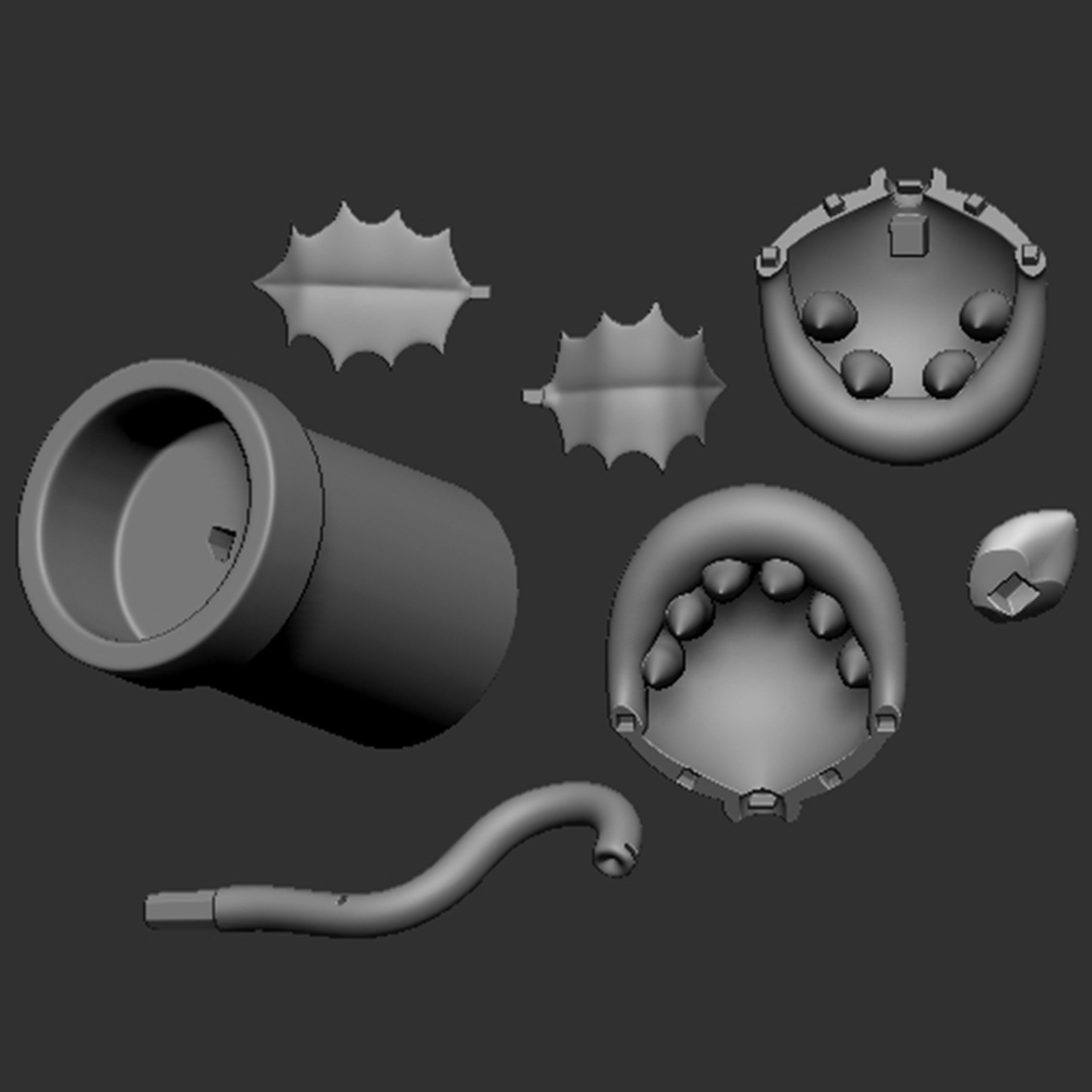 Piranha Plant Mario 3D print model_1