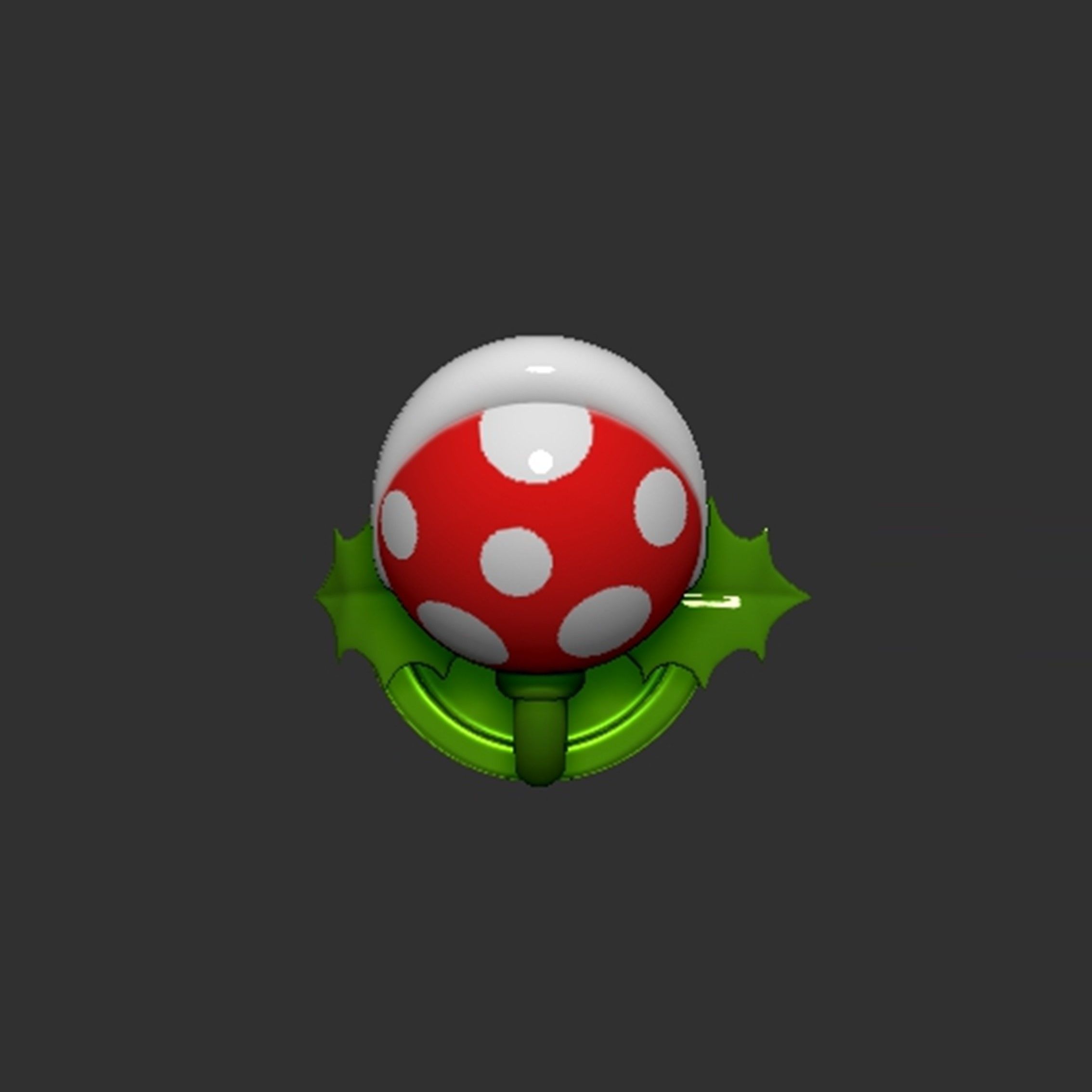 Piranha Plant Mario 3D print model_7