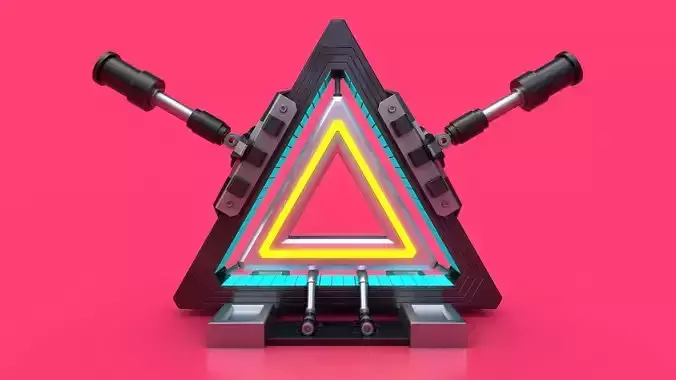 Glowing Object 3D model