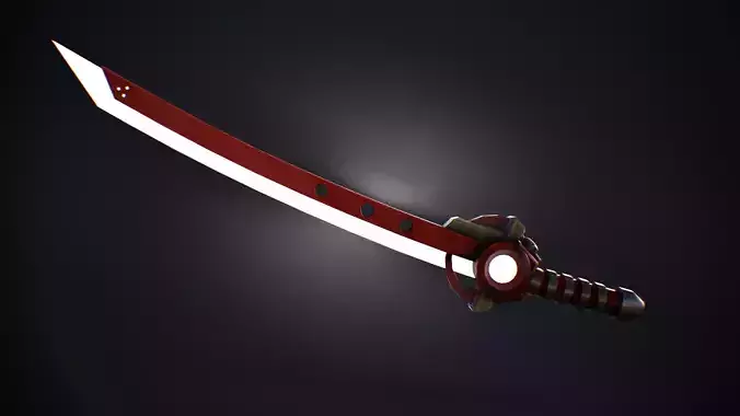 Sci-Fi Sword - 3D Prop Low-poly 3D model