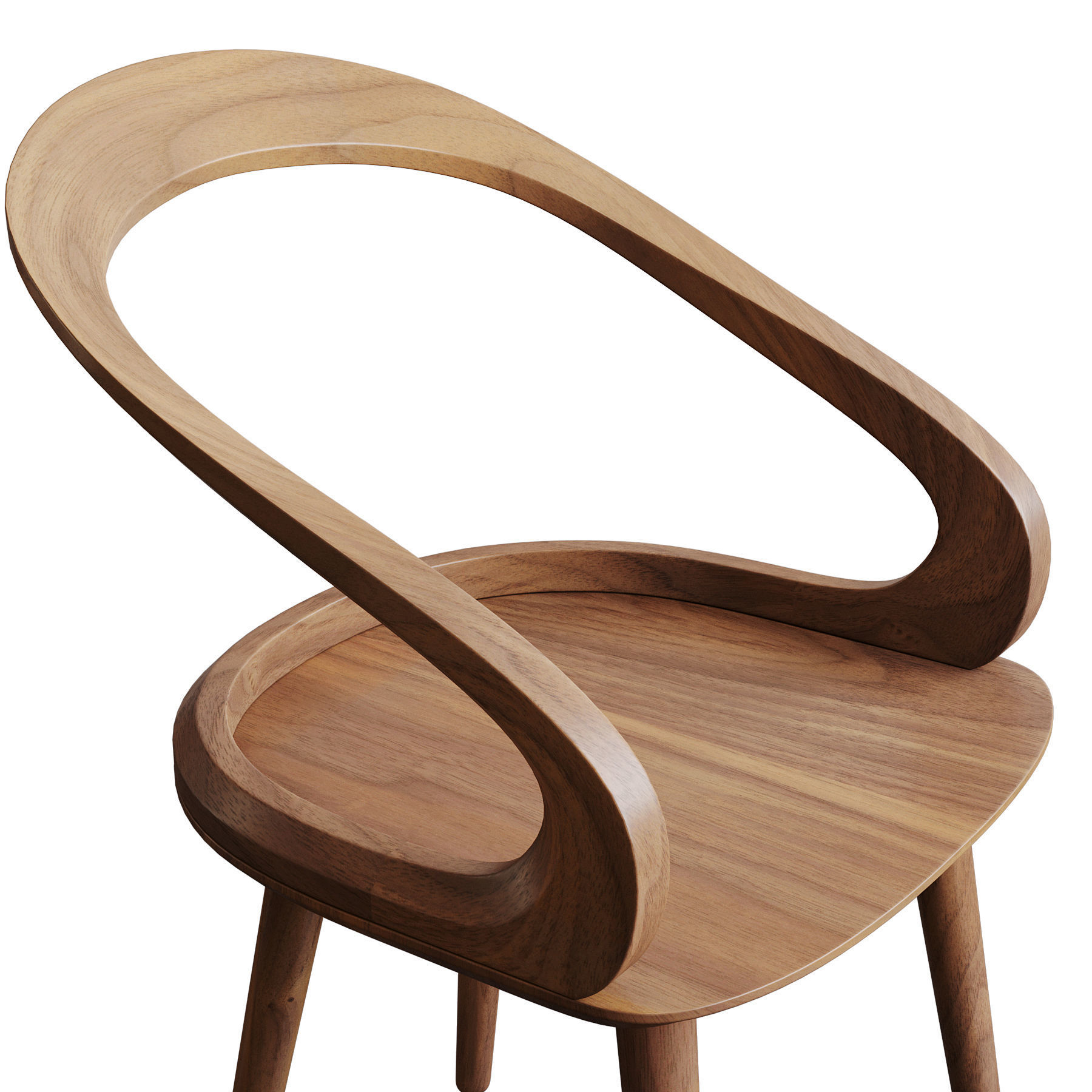 Dining Chair ID 157 3D model_3