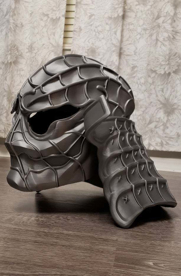 BANDAI MANGA REALIZATION MEISHO SAMURAI SPIDER-MAN HELMET STL 3D print model_3