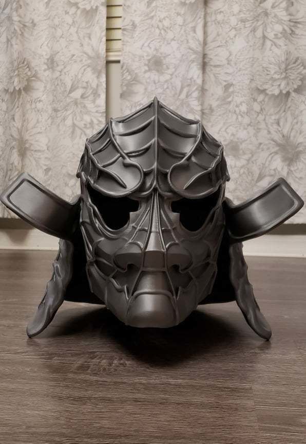 BANDAI MANGA REALIZATION MEISHO SAMURAI SPIDER-MAN HELMET STL 3D print model_4