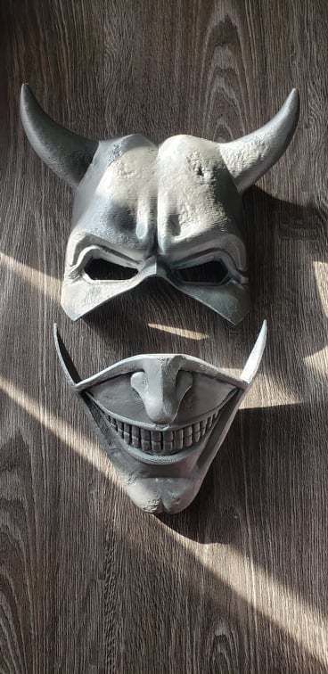 THE GRABBER FROM THE BLACK PHONE MOVIE 2 PART MASK STL 3D print model_2