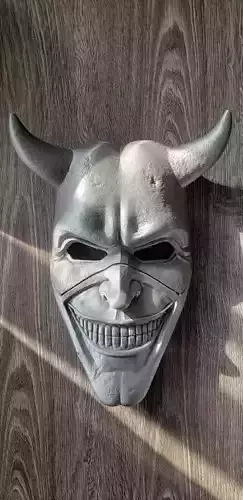 THE GRABBER FROM THE BLACK PHONE MOVIE 2 PART MASK STL 3D print model