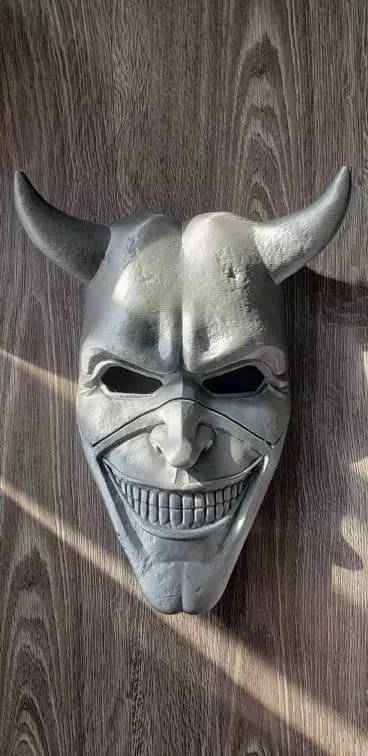 THE GRABBER FROM THE BLACK PHONE MOVIE 2 PART MASK STL 3D print model_0