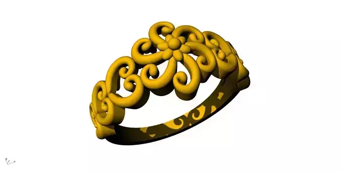 Womens Plain Ring 006