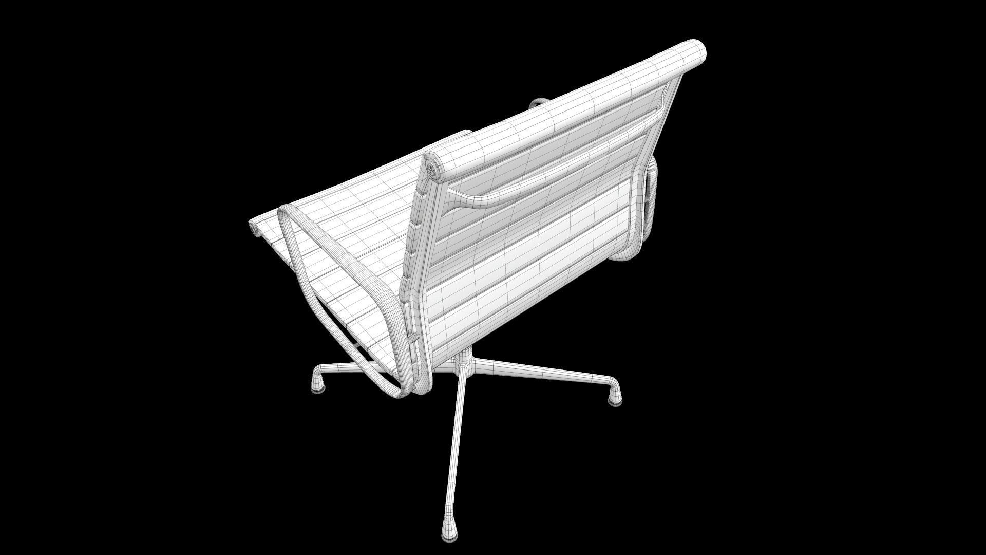 Chair eames 3D model_11