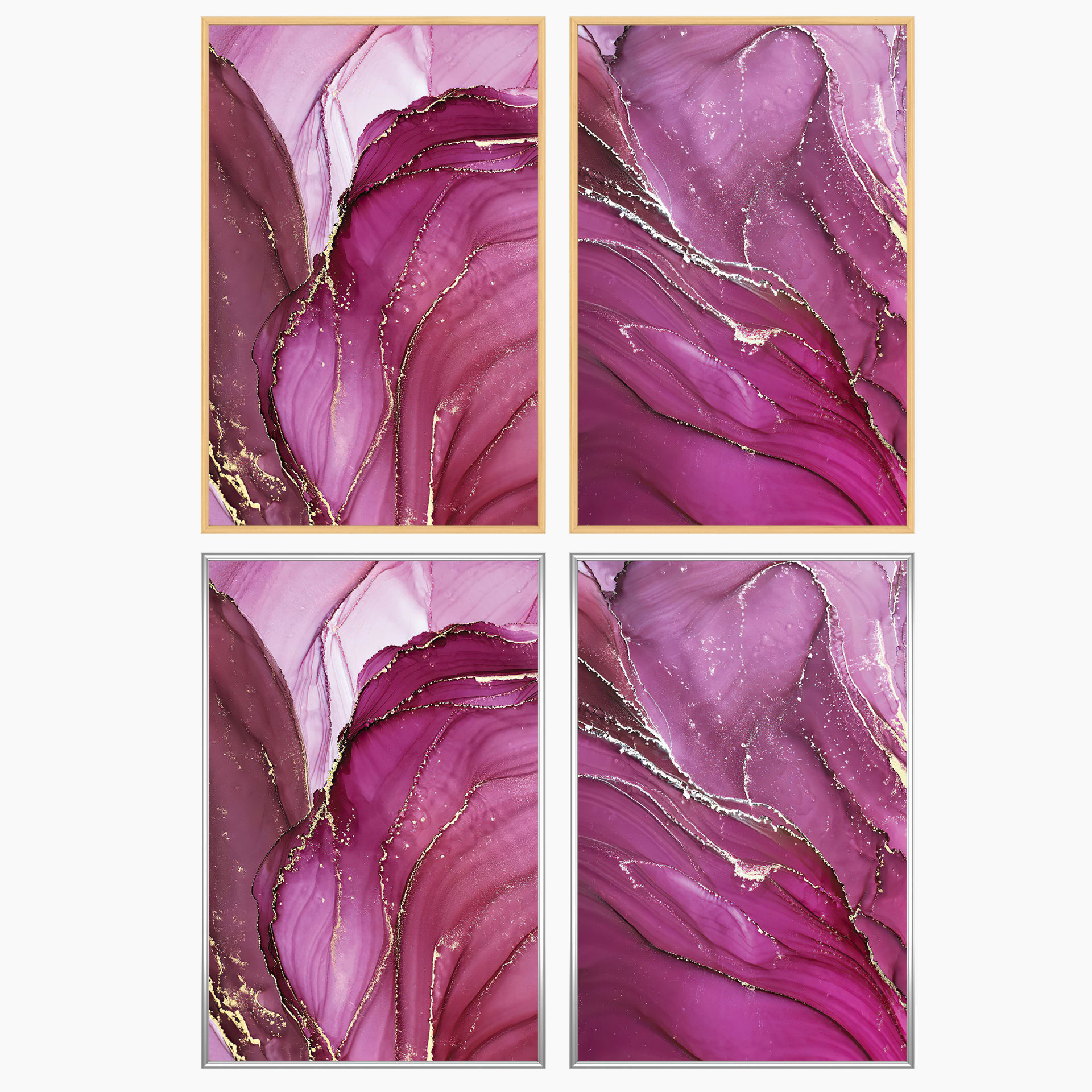 Wall Art Set 3914 3D model_2