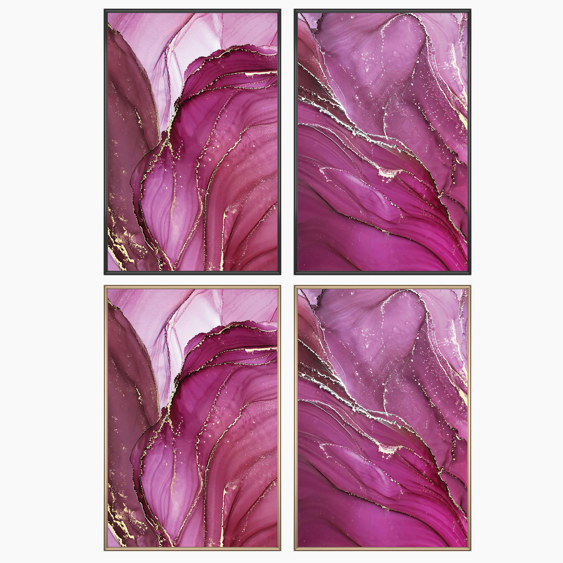 Wall Art Set 3914 3D model_1