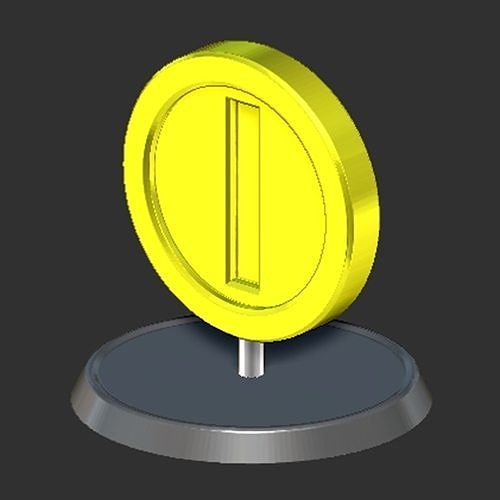 Coin Based Mario 3D print model