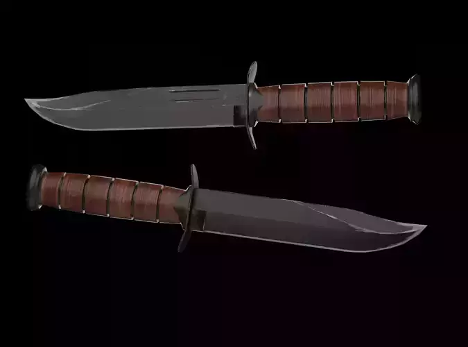 Knife PBR low-poly Game ready
