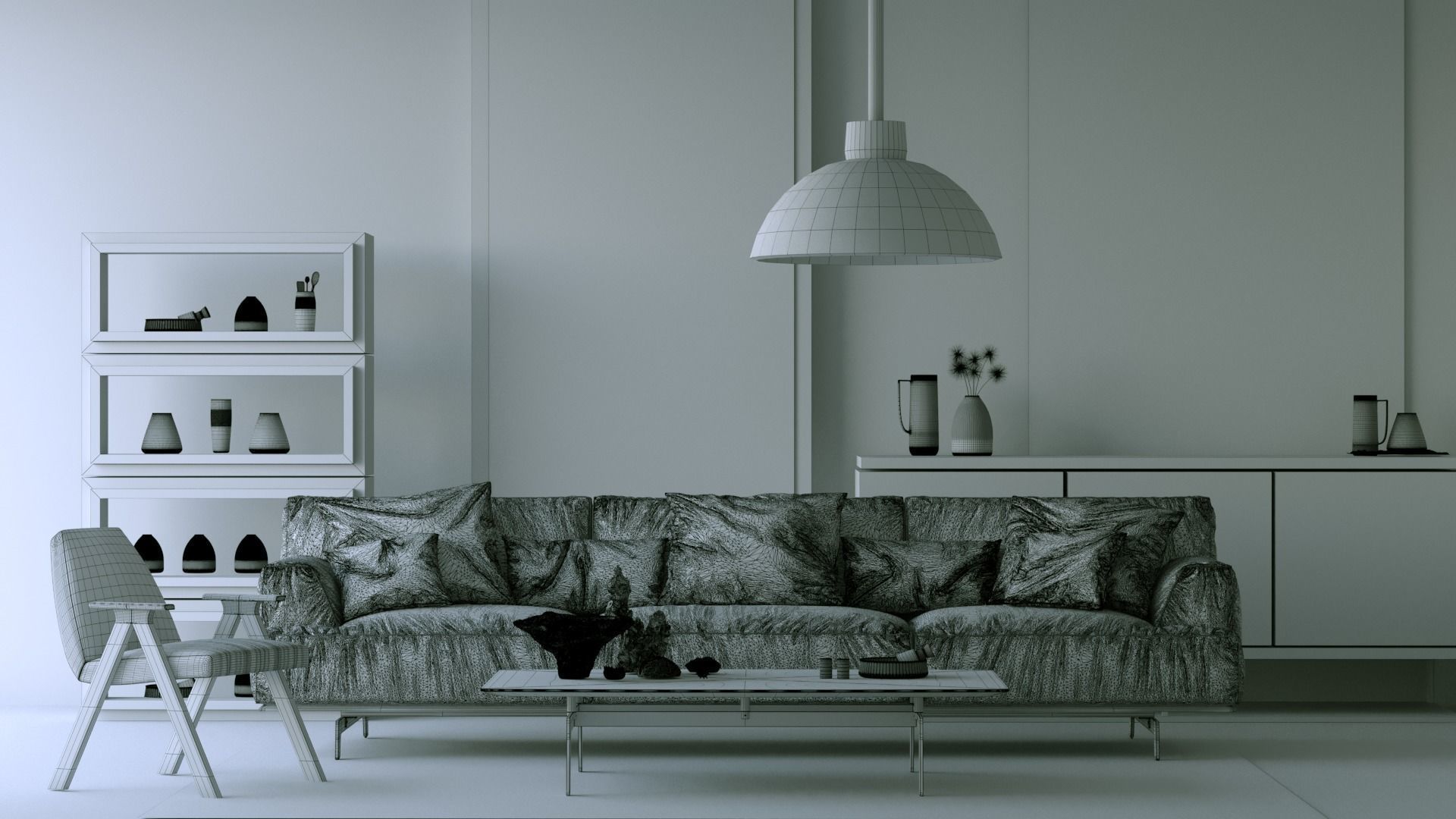 Sitting Room - 3ds Max 2022 and Corona Render 3D model_4