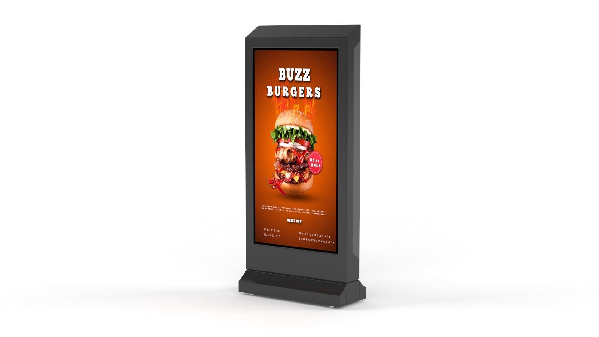 Information Kiosk 3D model_2