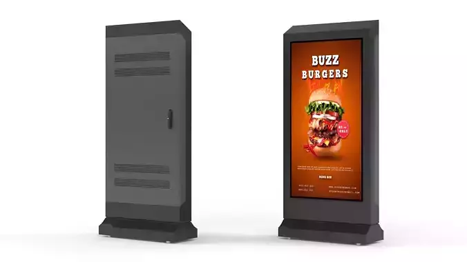 Information Kiosk 3D model
