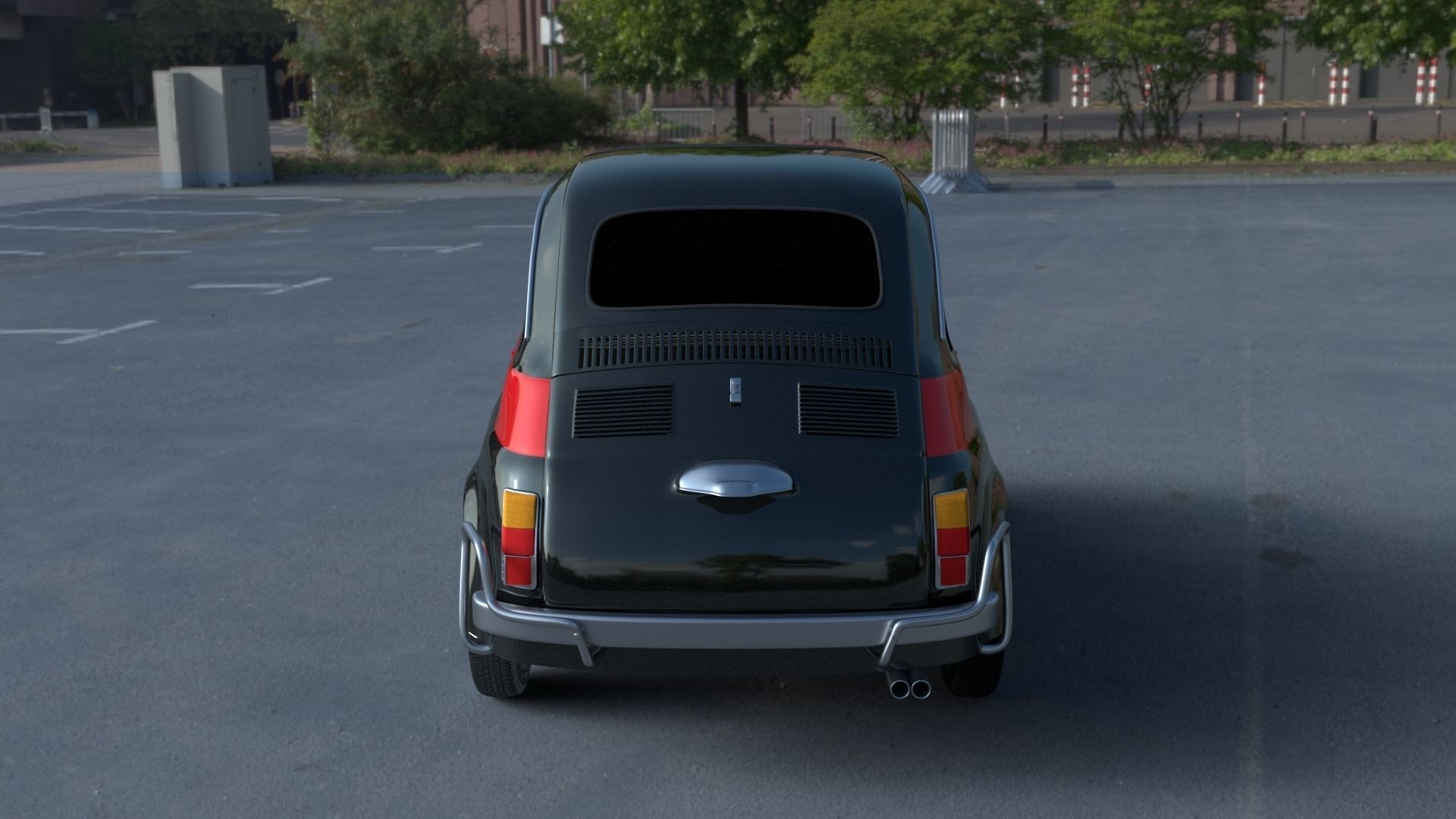 Fiat 500 Nuova Sport 1958 HDRI 3D model_32