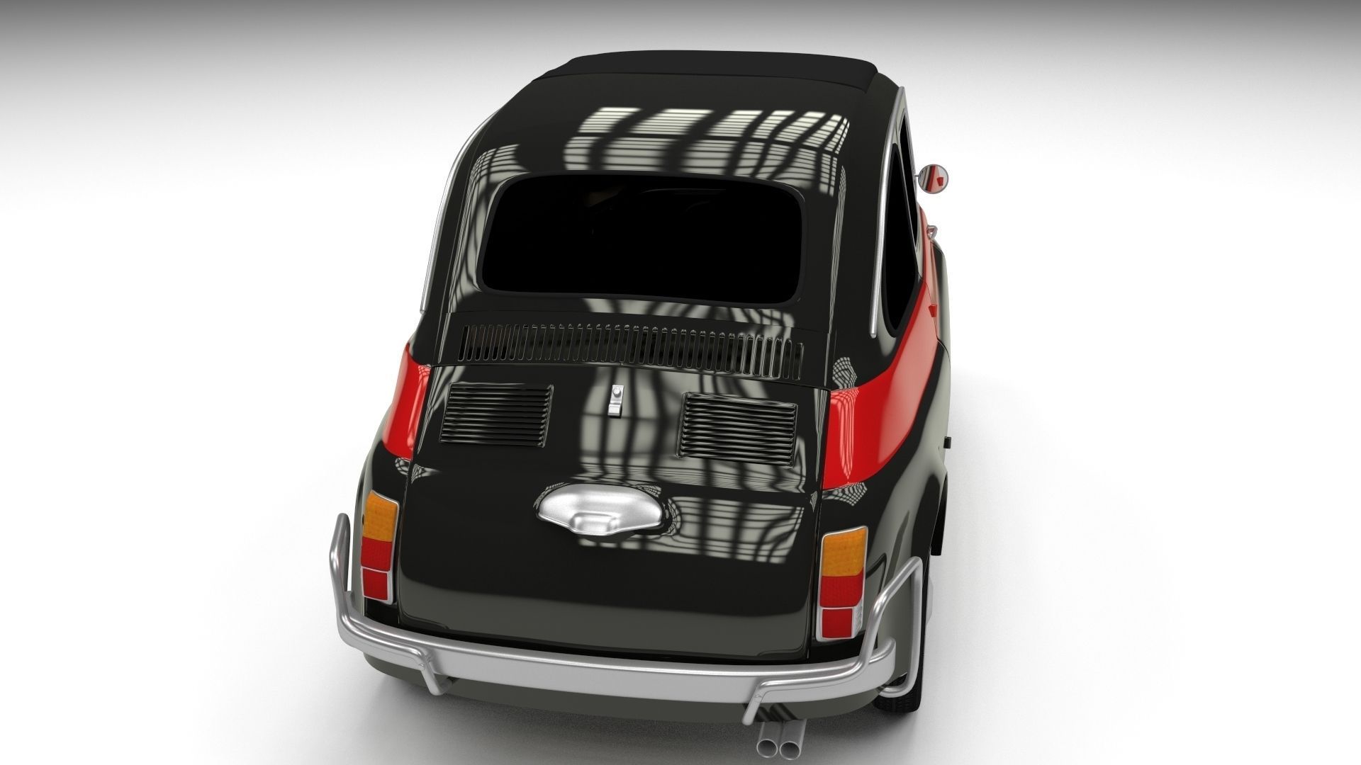 Fiat 500 Nuova Sport 1958 HDRI 3D model_5