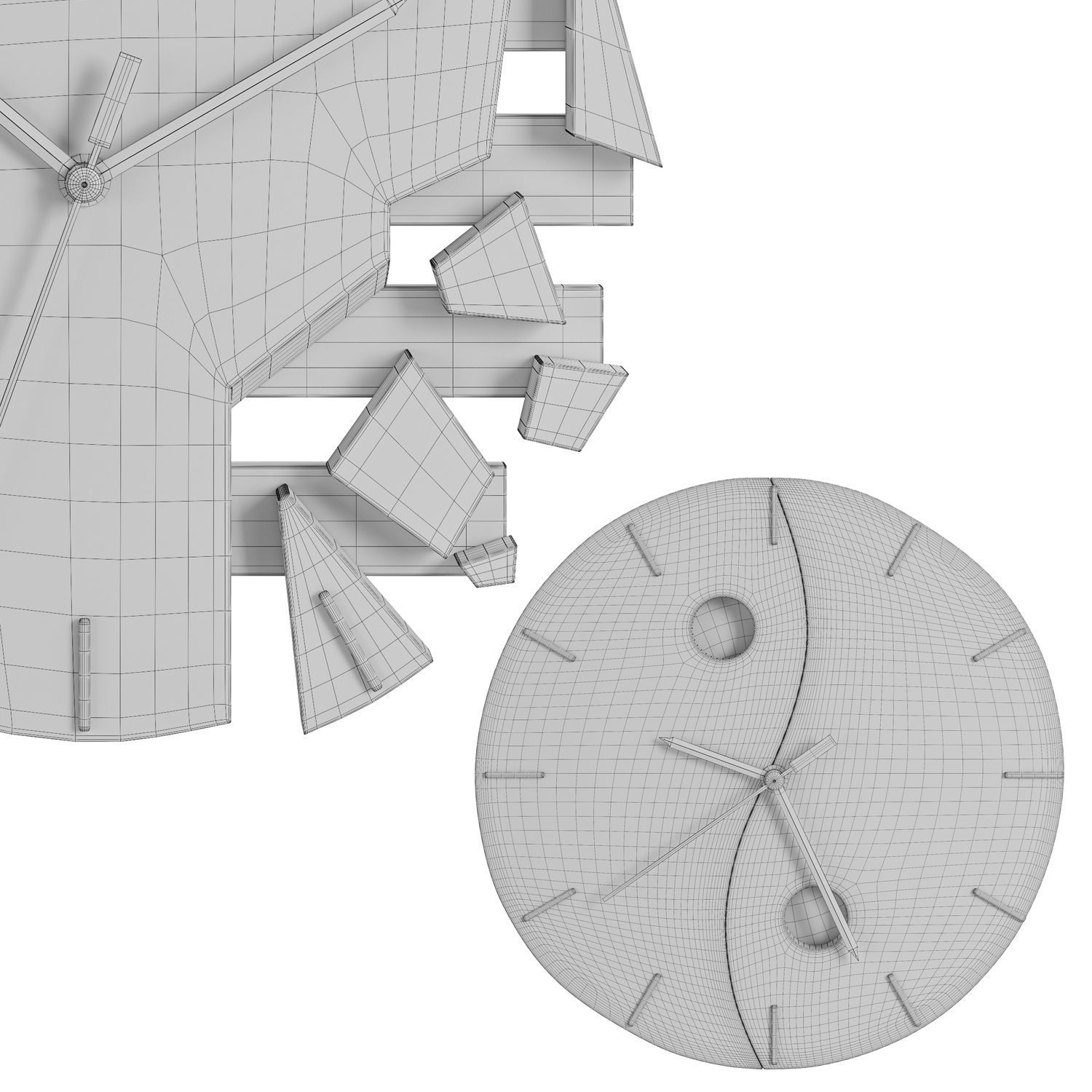  Wall clock Paladim 3D model_5