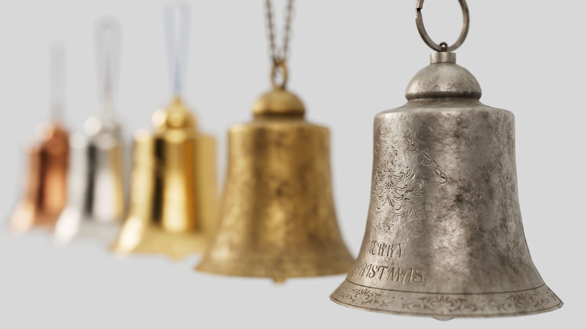 Christmas bell builder v6 with 14 mesh 4 skin and 3 colors 3D model_5