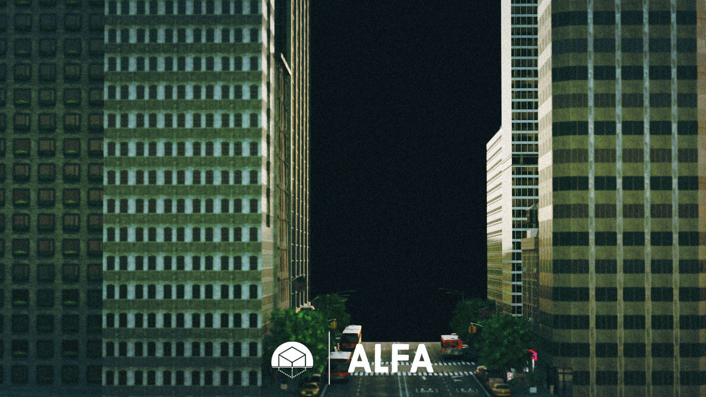 American Styled Block Of Buildings 3D model_7