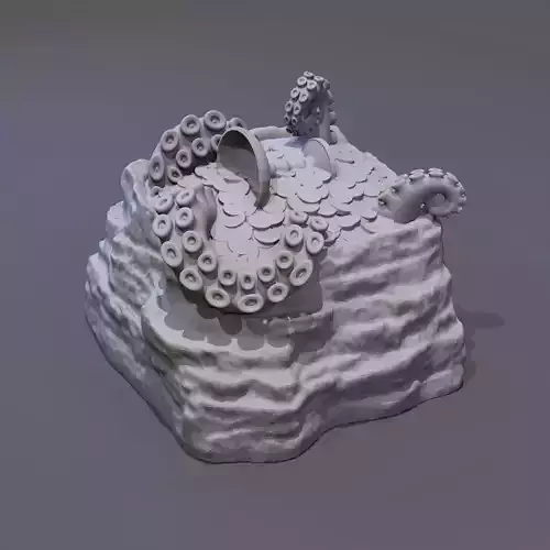 Treasure Keycap 3D print model