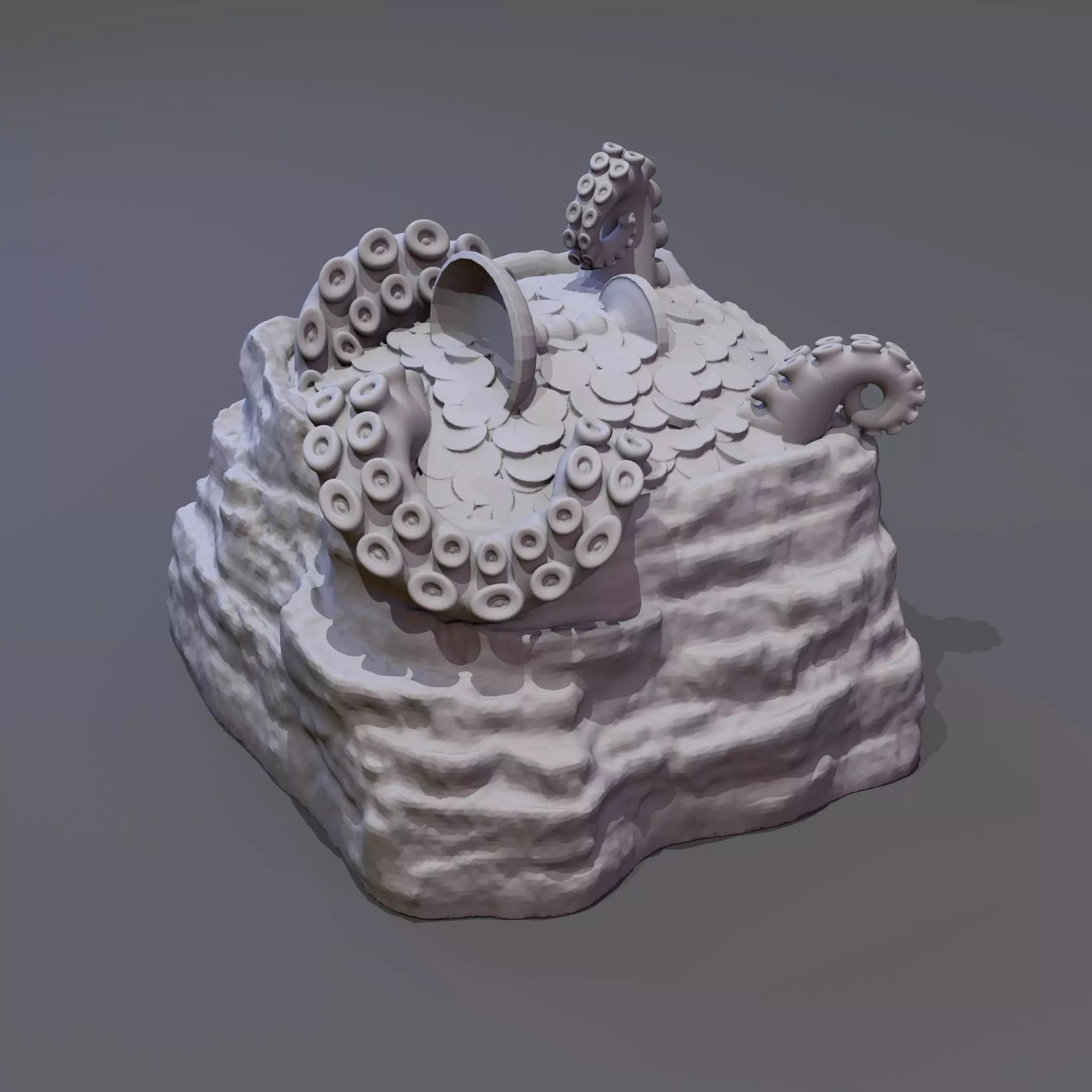 Treasure Keycap 3D print model_0