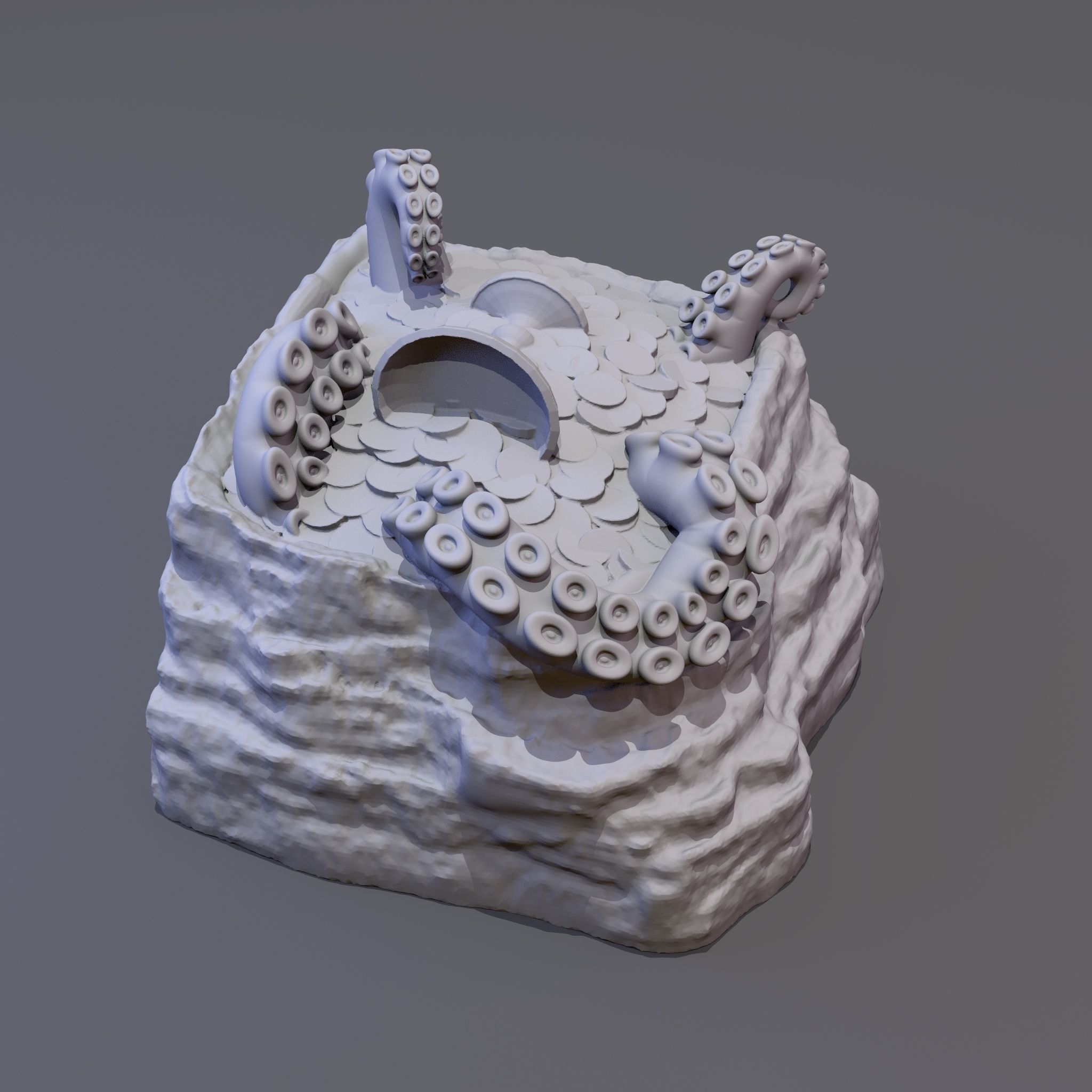 Treasure Keycap 3D print model_1