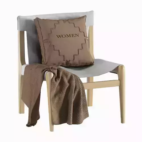  BURANO LOUNGE CHAIR CB2 exclusive 3D model