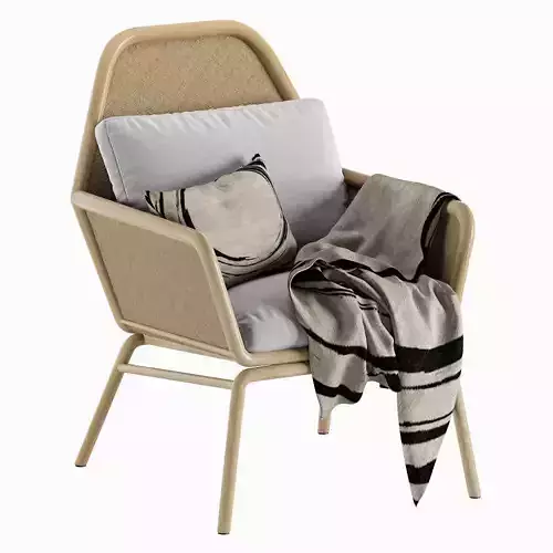 Verne Chair with Cushions Crate Barrel