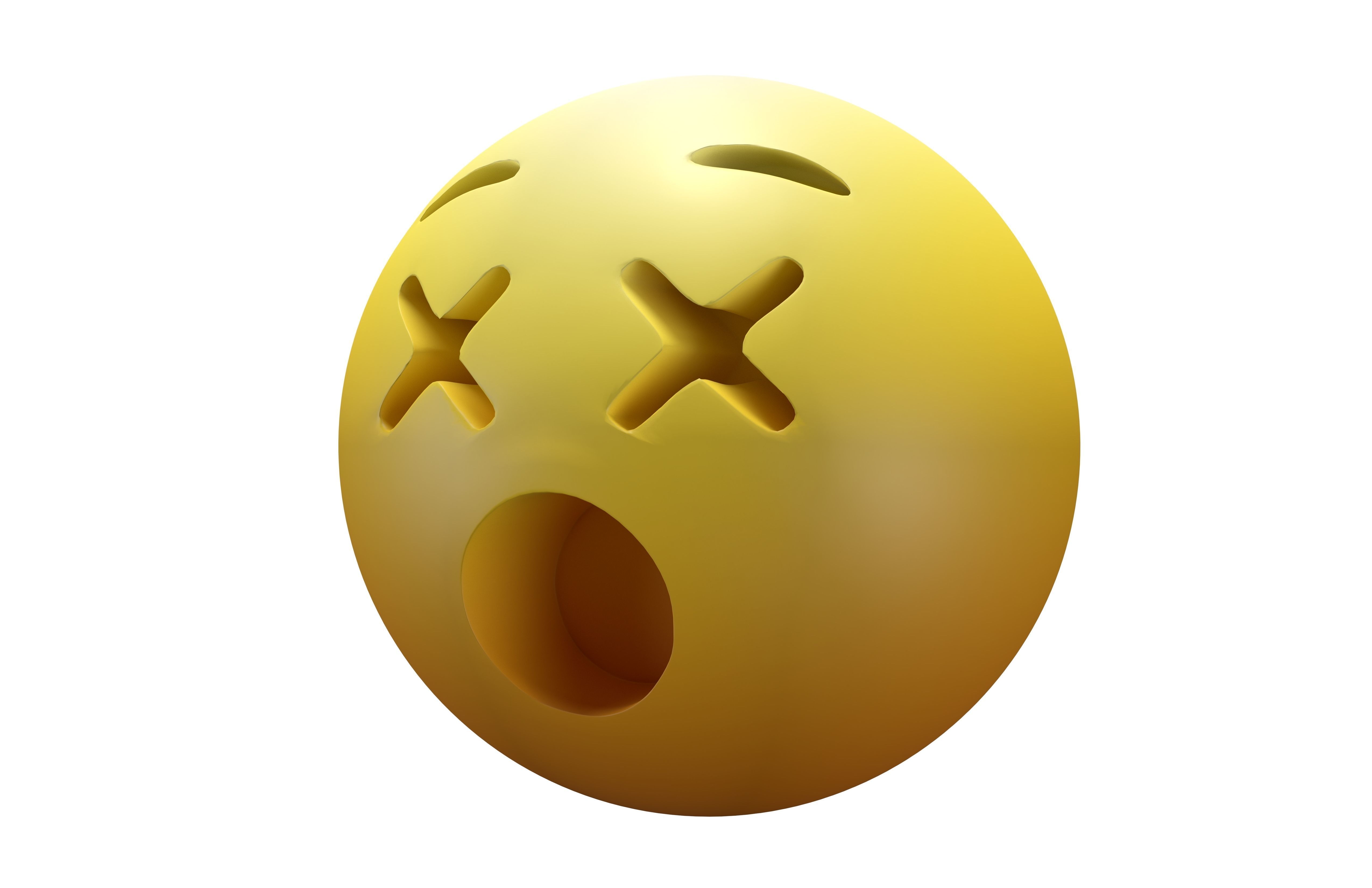 Dizzy Face 06 Low-poly 3D model_1