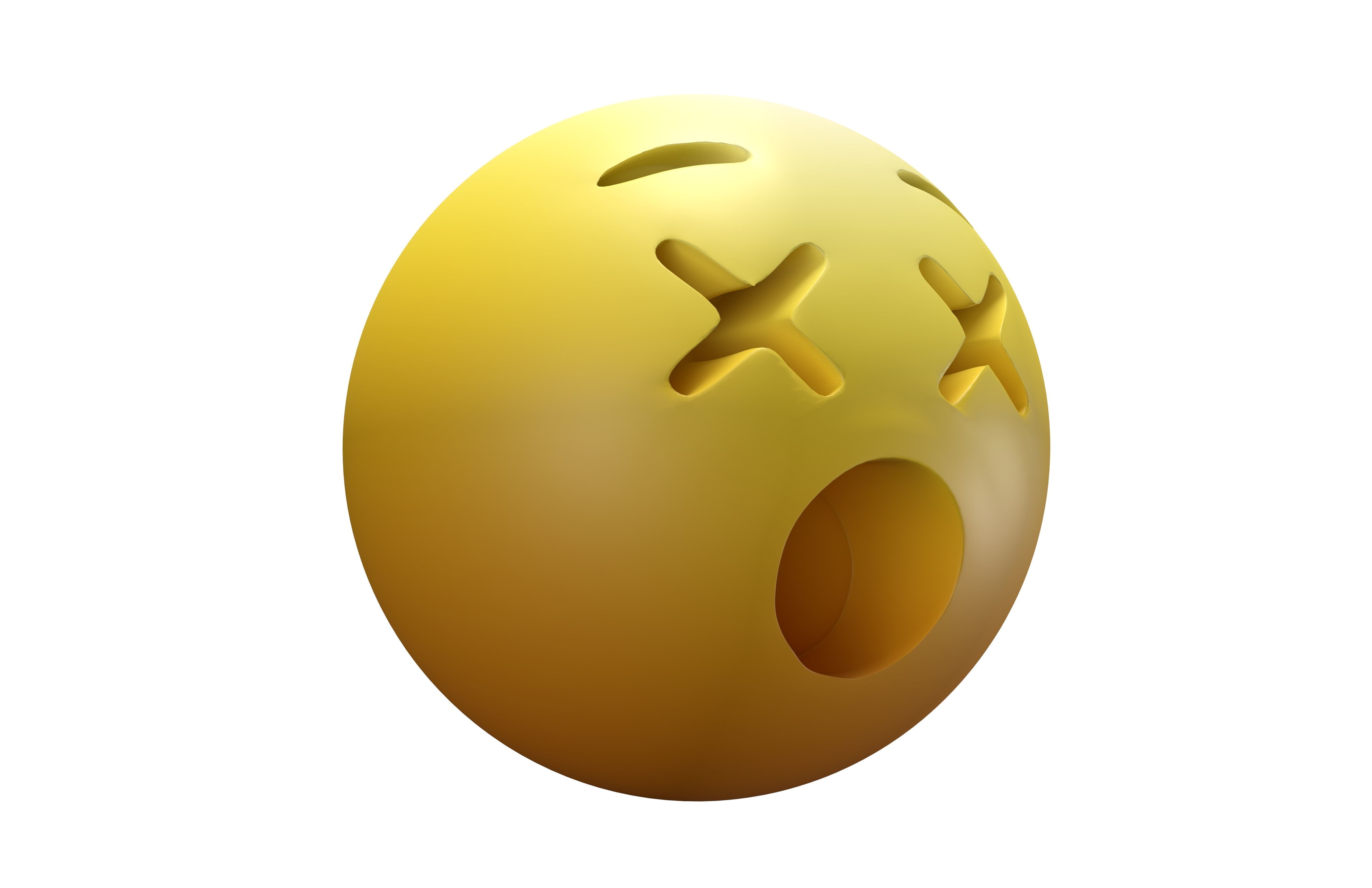 Dizzy Face 06 Low-poly 3D model_2